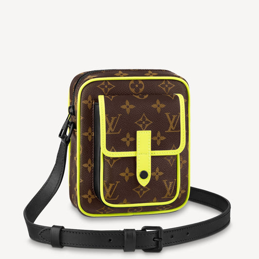 Louis Vuitton Christopher Wearable Wallet in Monogram Macassar Canvas
