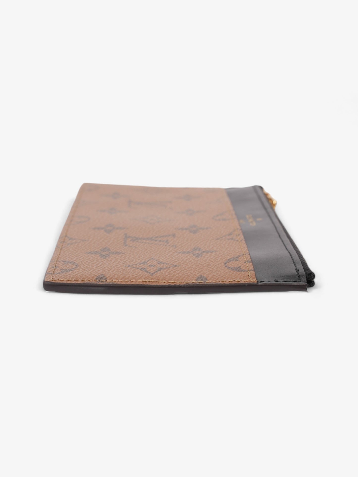 Louis Vuitton Slim Purse Monogram Reverse / Black Coated Canvas
