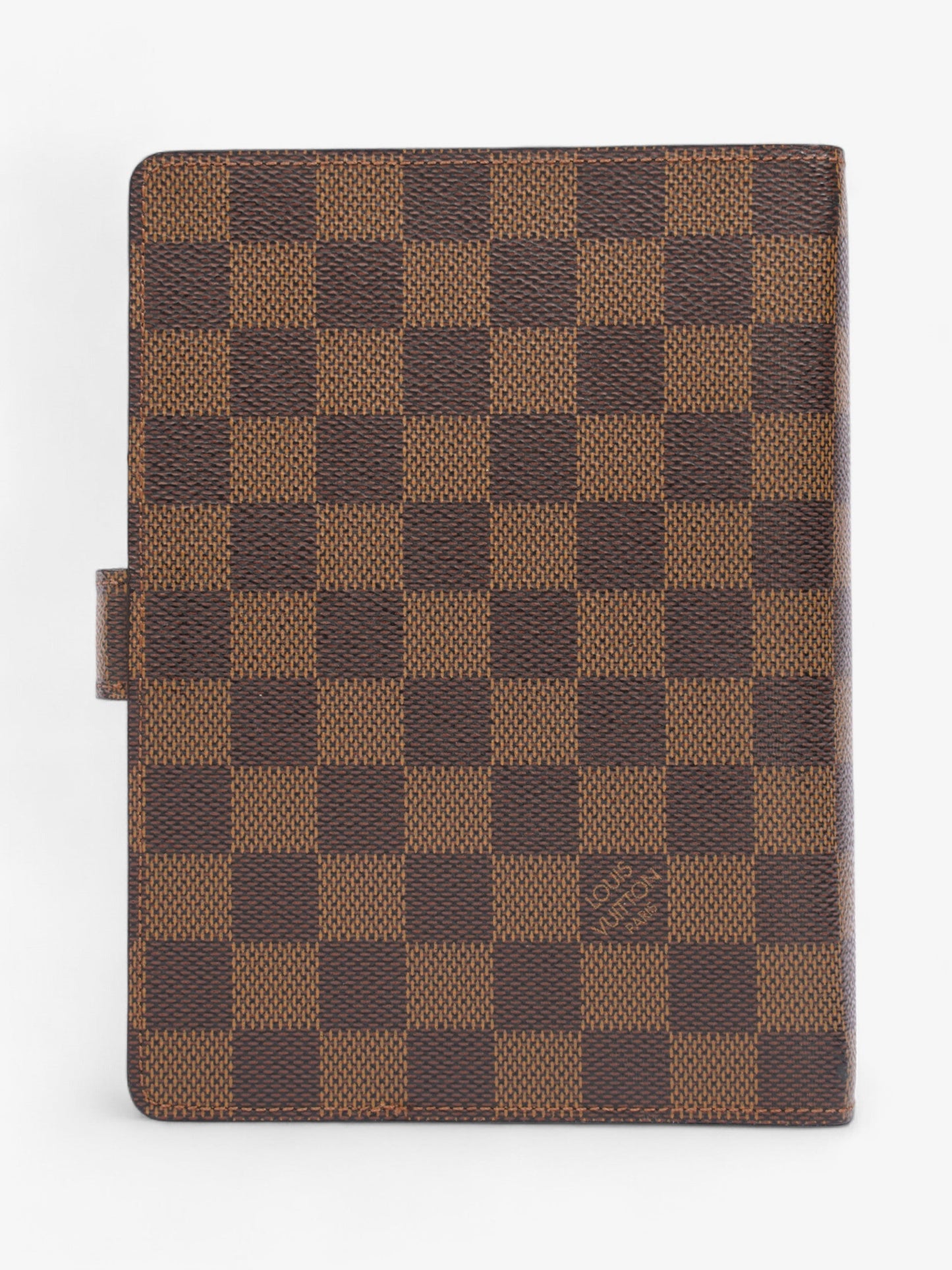 Louis Vuitton Agenda Cover Damier Ebene / Gold Coated Canvas Medium