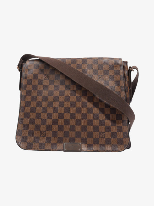 Louis Vuitton District Messenger Bag Damier Ebene Coated Canvas