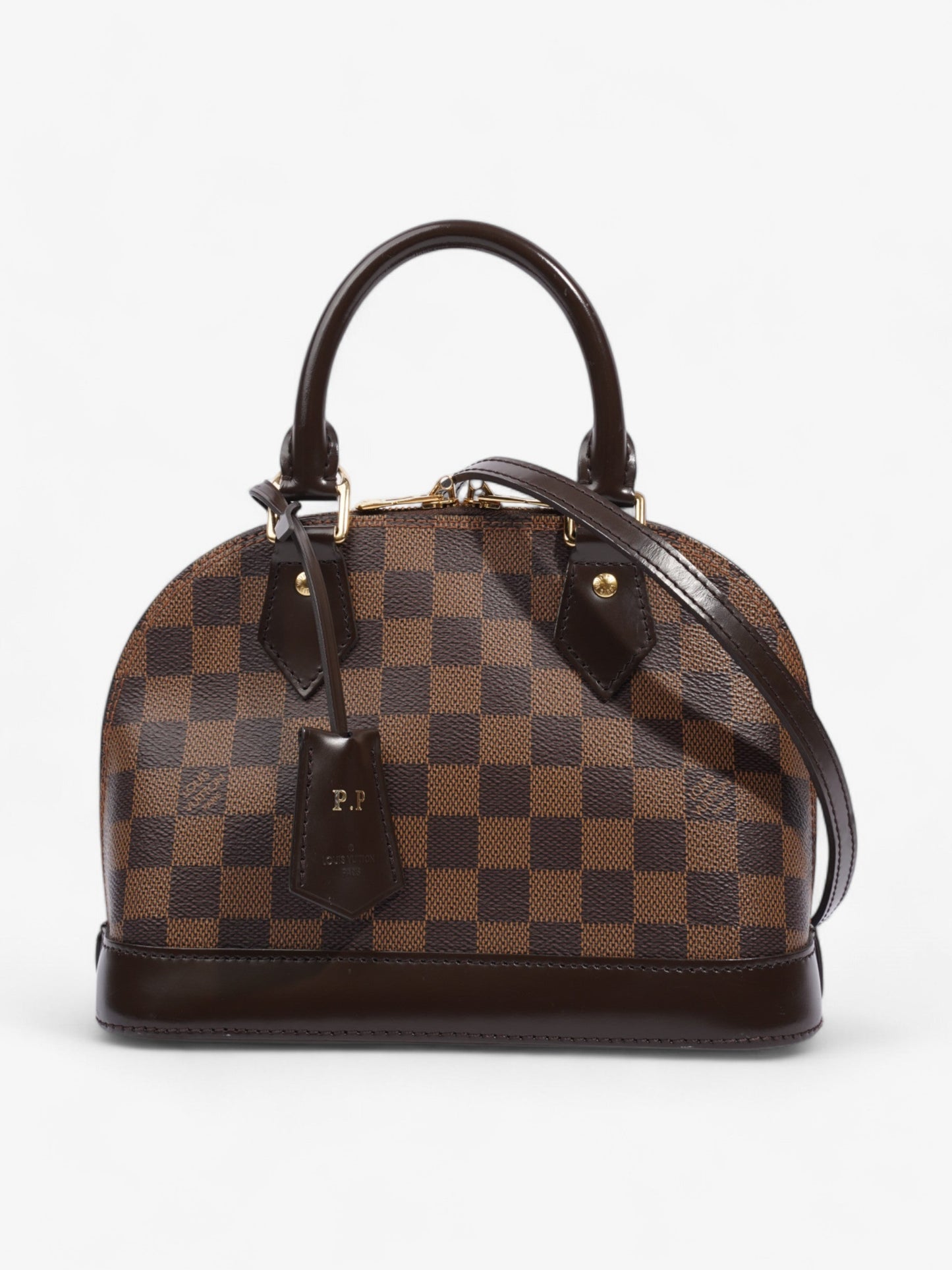 Louis Vuitton Alma Damier Ebene Coated Canvas BB