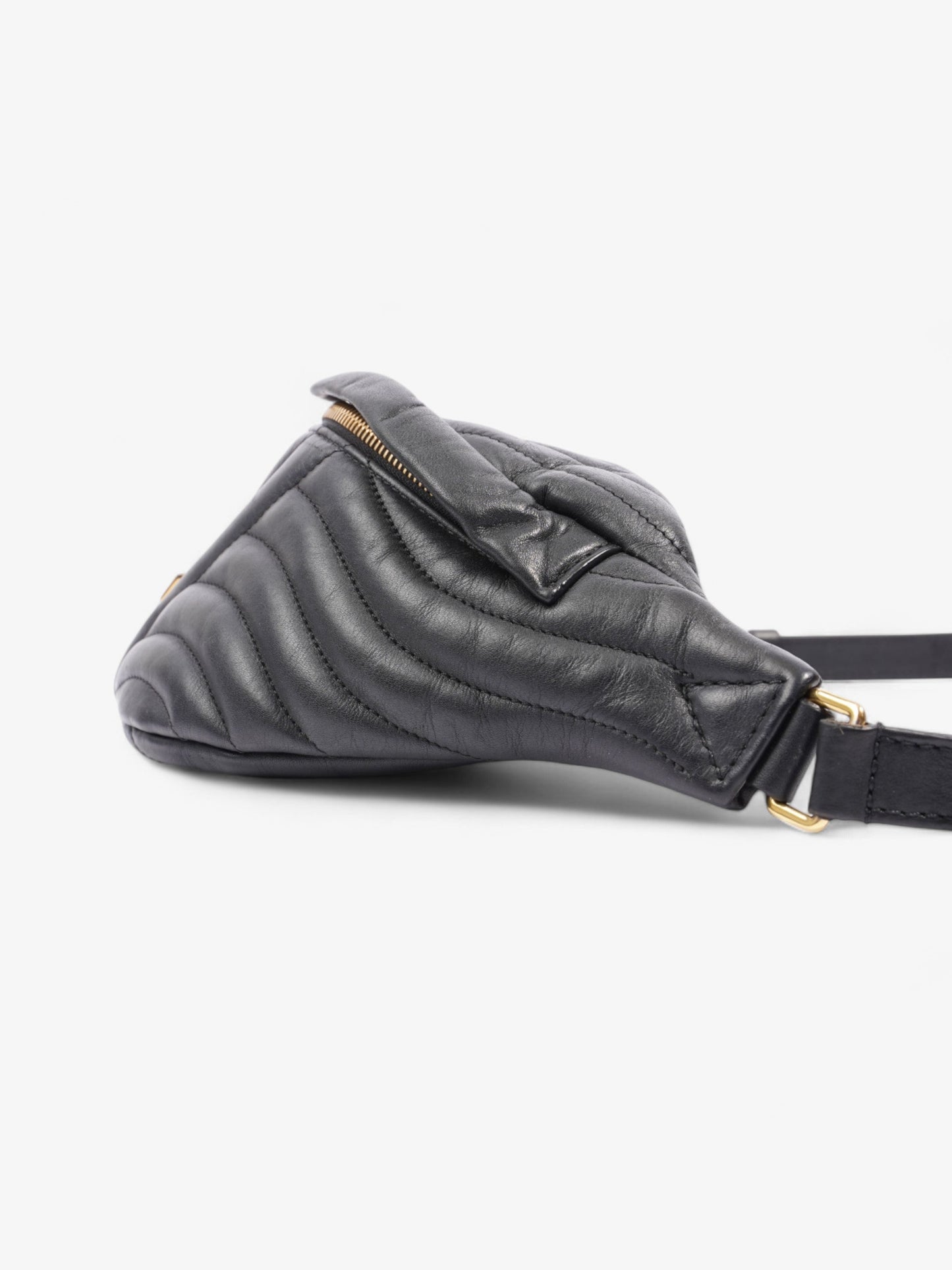 Louis Vuitton New Wave Bum Bag Black Calfskin Leather