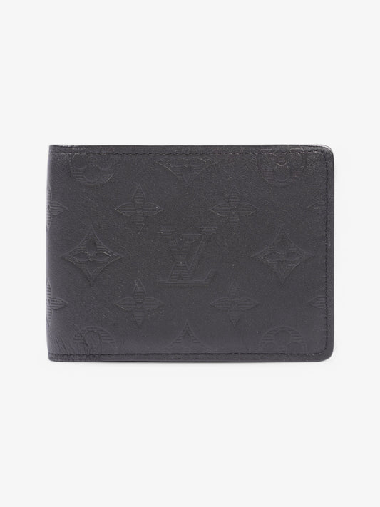 Louis Vuitton Multiple Wallet Black Calfskin Leather