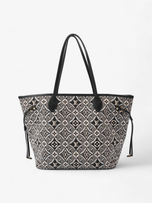 Louis Vuitton Neverfull Since 1854 Black / White Canvas MM