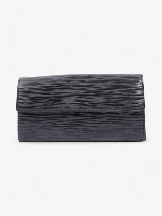 Louis Vuitton Porte Tresor International Wallet Black Epi Leather