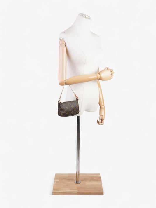 Louis Vuitton Mini pochette Monogram Coated Canvas