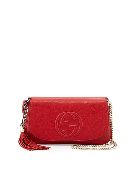 GUCCI SOHO MEDIUM CHAIN CROSSBODY BAG