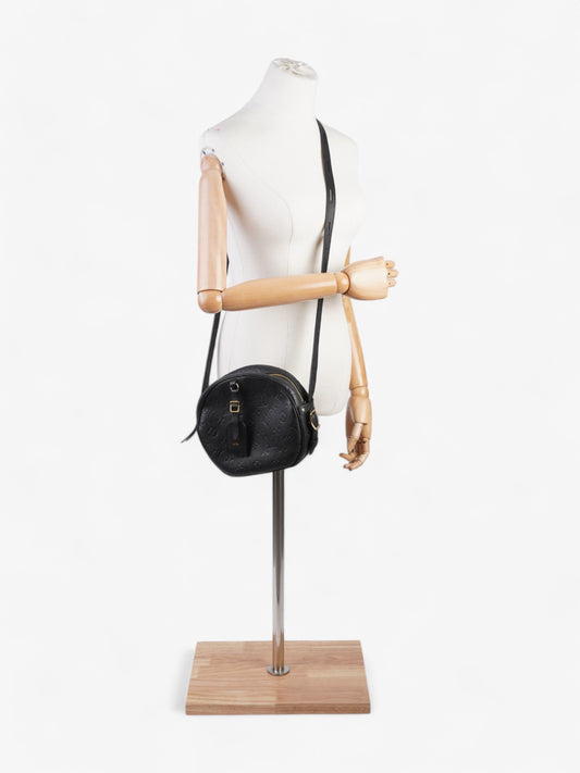 Louis Vuitton Boite Chapeau Souple Black Empreinte Leather MM