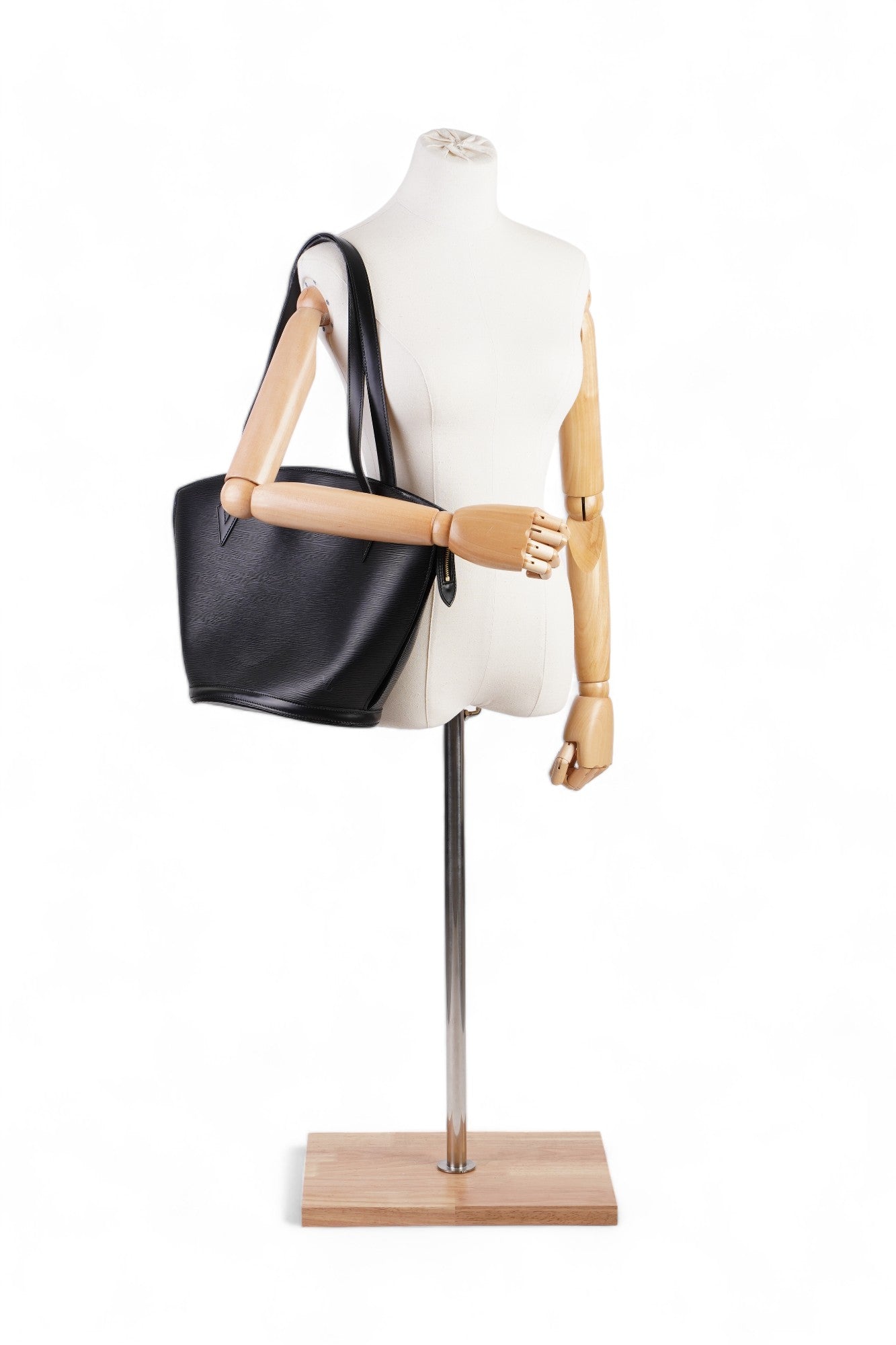 Louis Vuitton Saint Jacques Black Epi Leather