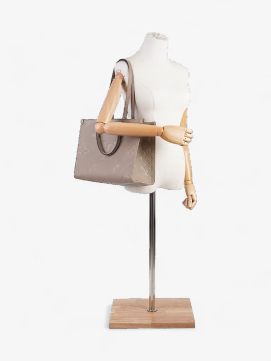Louis Vuitton OnTheGo Beige Empreinte Leather MM