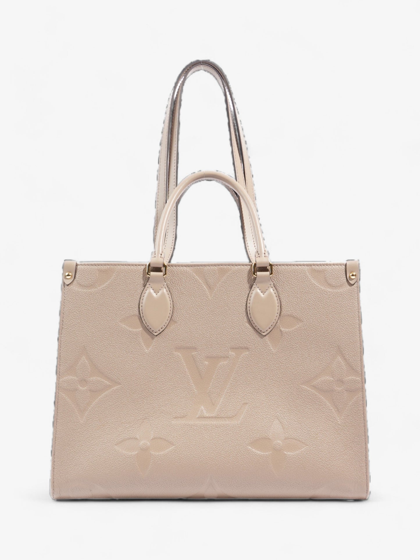 Louis Vuitton OnTheGo Beige Empreinte Leather MM