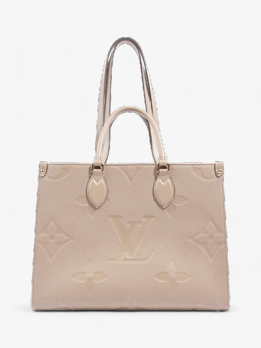 Louis Vuitton OnTheGo Beige Empreinte Leather MM