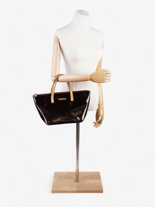 Louis Vuitton Bellevue Monogram Vernis / Amarante Vernis Leather PM