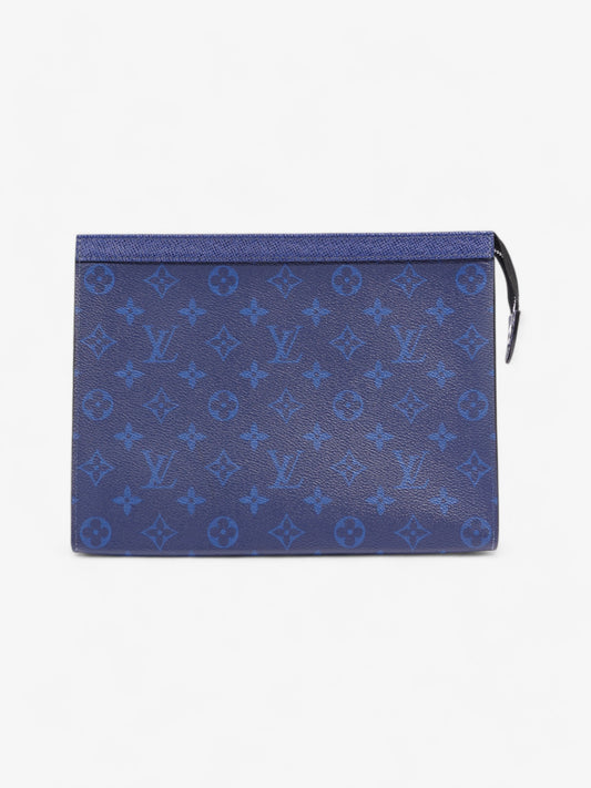 Louis Vuitton Pochette Voyage Monogram Taigarama / Blue Coated Canvas MM