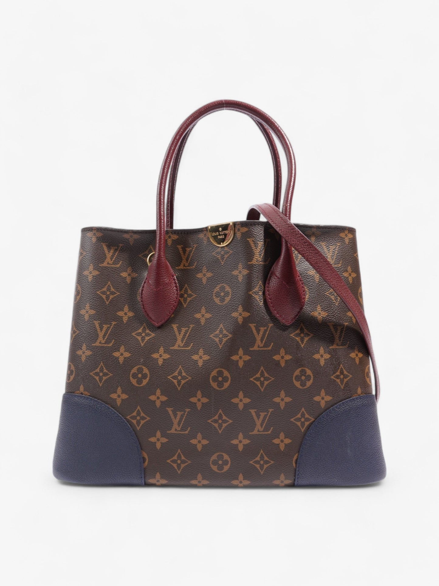 Louis Vuitton Flandrin Monogram / Navy Blue / Mauve Coated Canvas