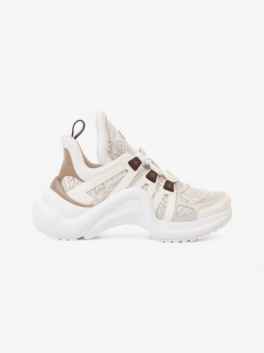 Louis Vuitton Archlight Sneakers White  / Beige  Canvas EU 39 UK 6