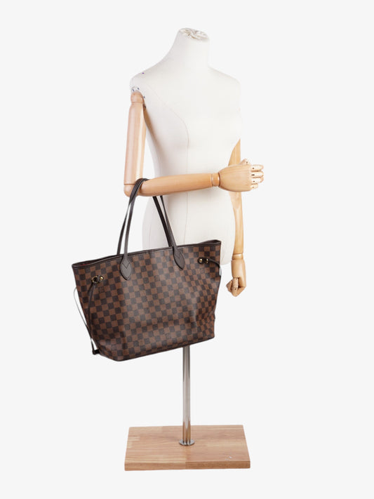 Louis Vuitton Neverfull Damier Ebene Coated Canvas MM