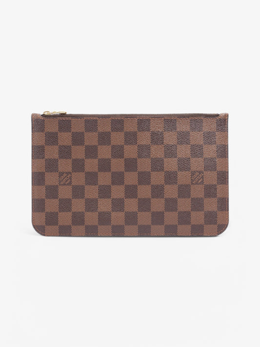 Louis Vuitton Neverful Pochette Damier Ebene Coated Canvas
