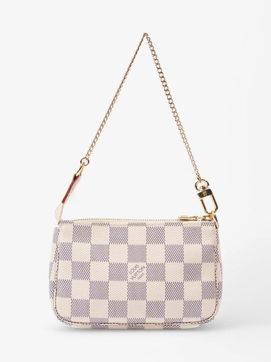 Louis Vuitton Mini Pochette Accessoires Damier Azur Coated Canvas