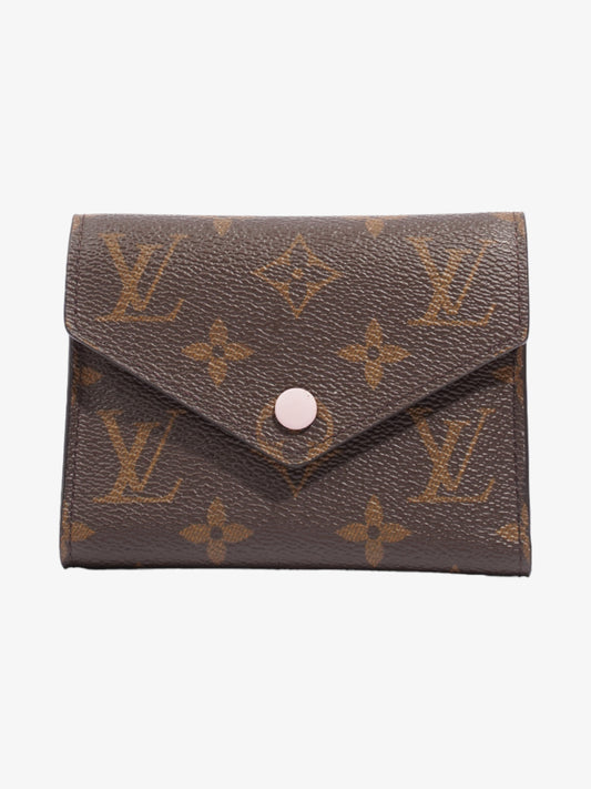 Louis Vuitton Victorine Monogram / Rose Ballerine Coated Canvas