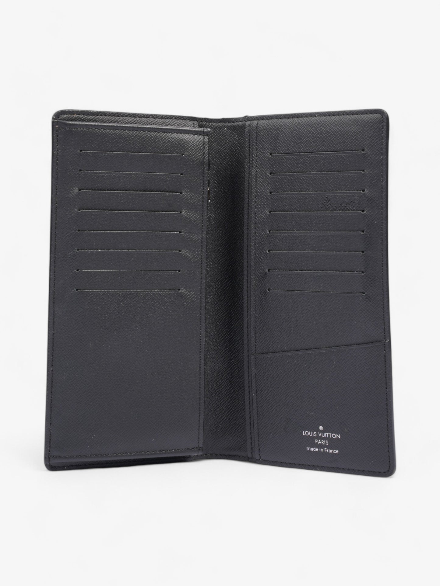 Louis Vuitton Brazza Wallet Monogram Eclipse Coated Canvas