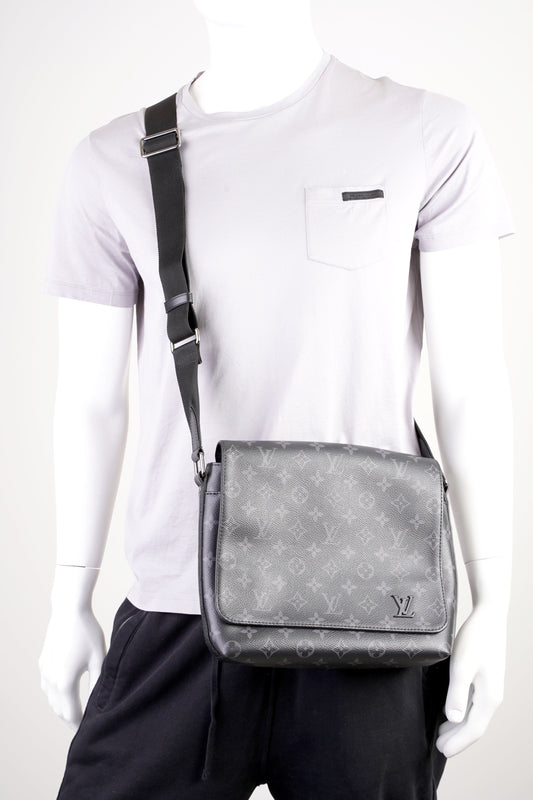 Louis Vuitton District PM  Monogram Eclipse Coated Canvas