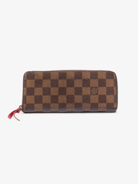 Louis Vuitton Clémence Wallet Damier Ebene Coated Canvas