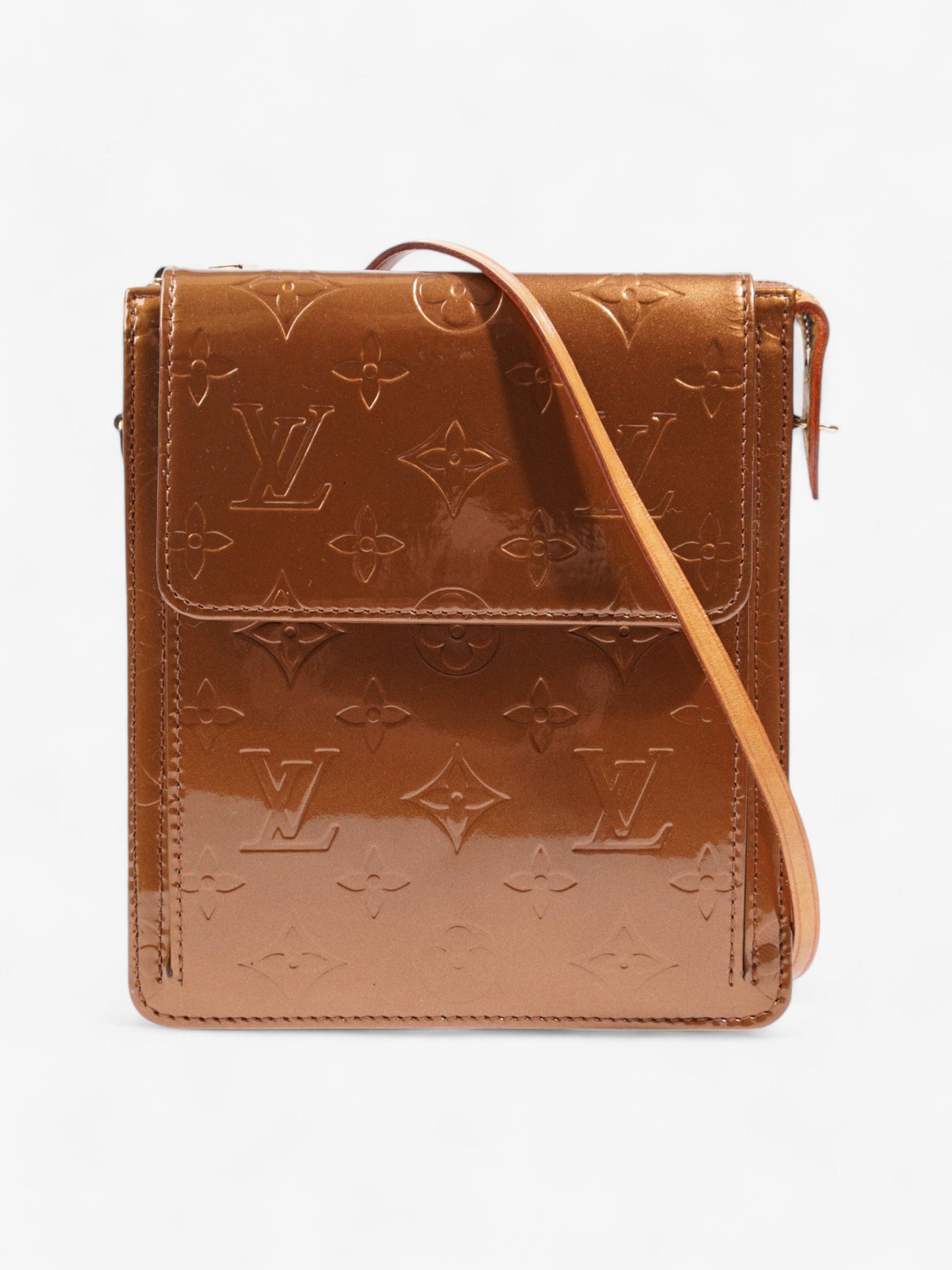 Louis Vuitton Mott Monogram Vernis / Bronze Vernis Leather