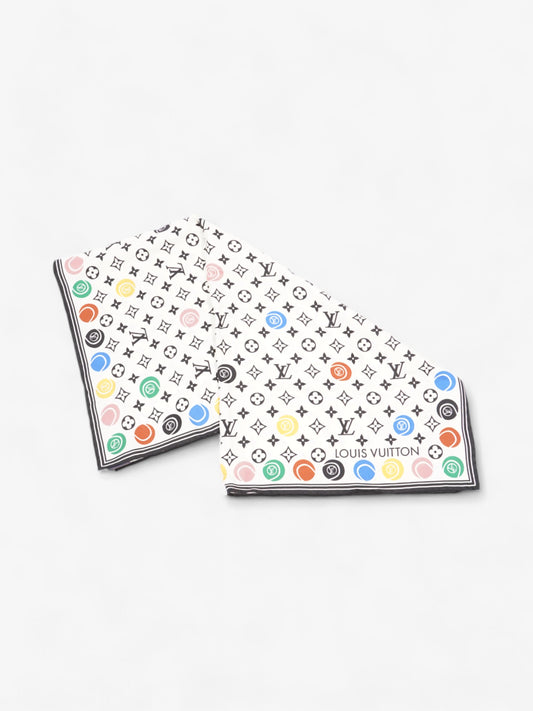 Louis Vuitton LV Match Scarf Monogram Multicolour / White / Black Silk
