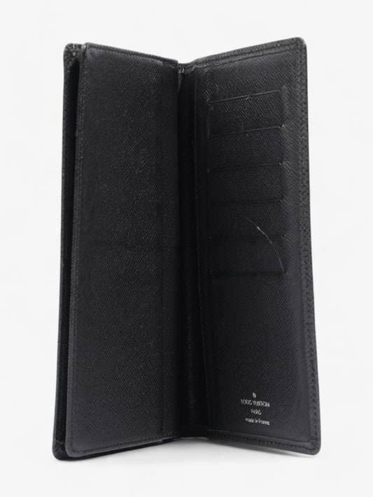 Louis Vuitton Porte Cartes Wallet Black Taiga Leather