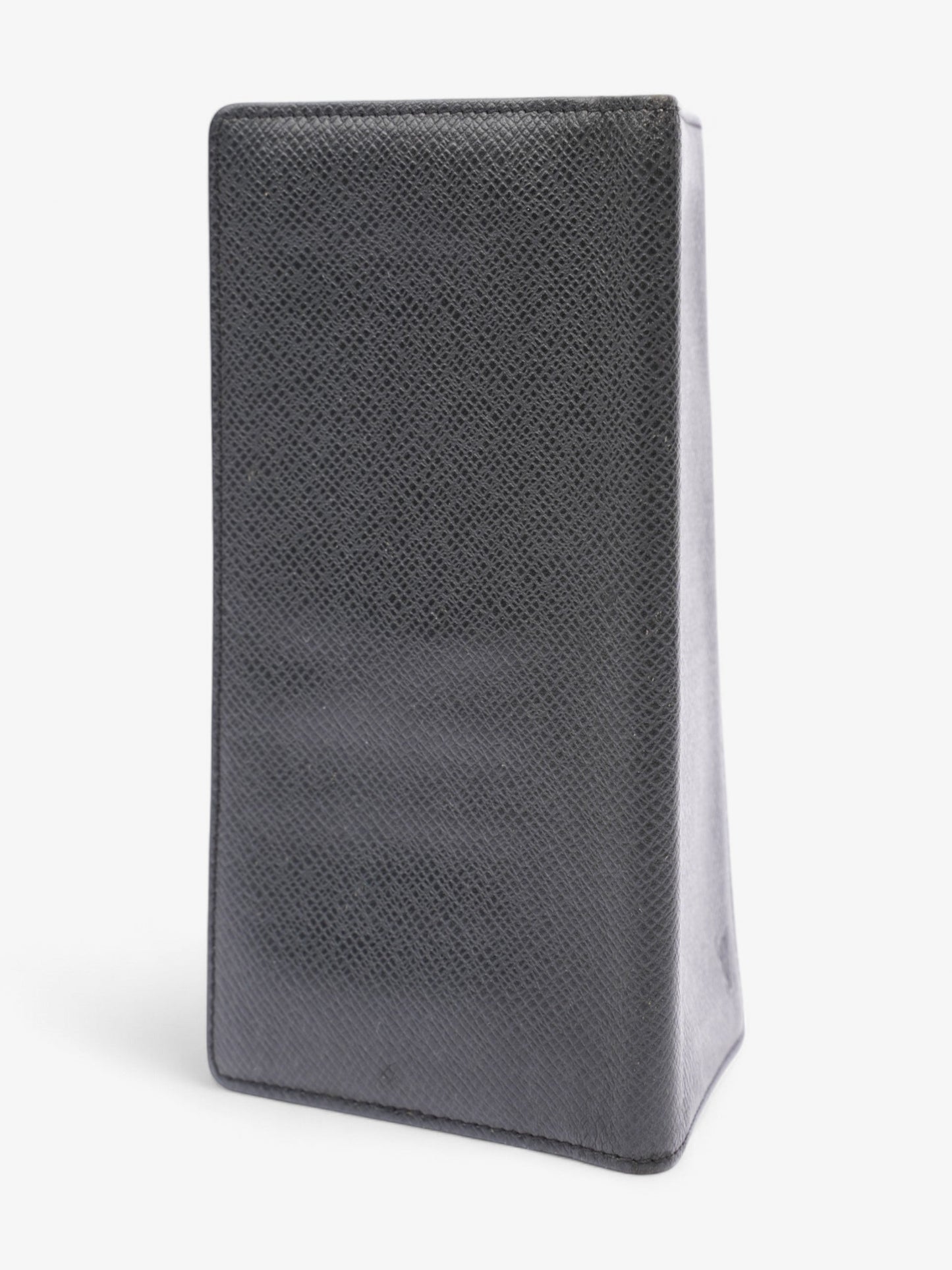 Louis Vuitton Porte Cartes Wallet Black Taiga Leather