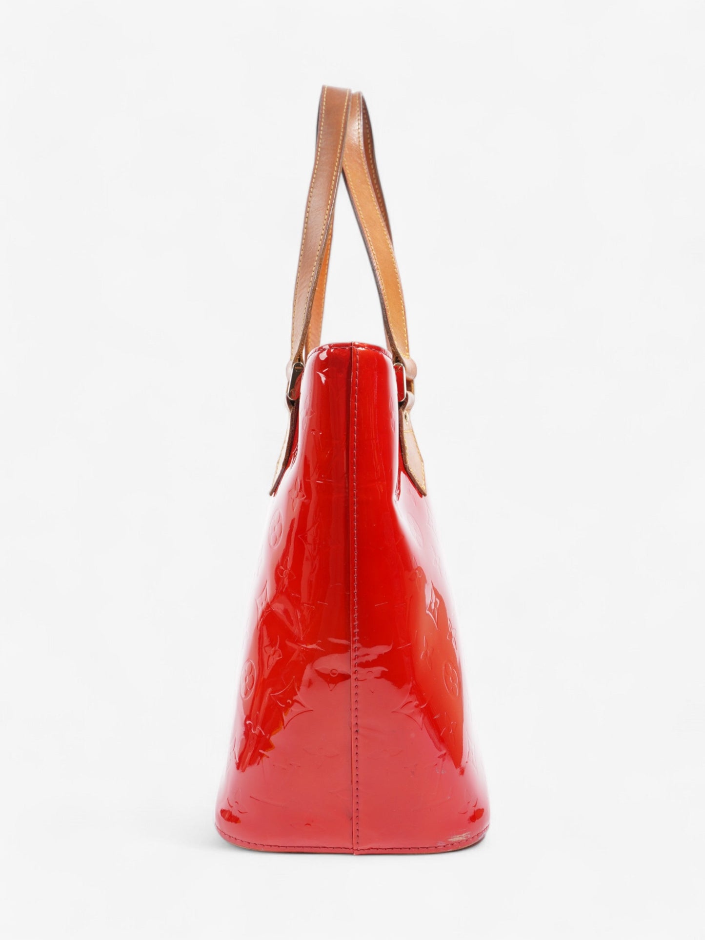 Louis Vuitton Houston Monogram Vernis / Red Vernis Leather