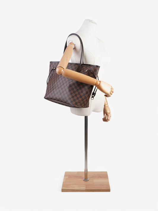 Louis Vuitton Neverfull Damier Ebene Coated Canvas MM