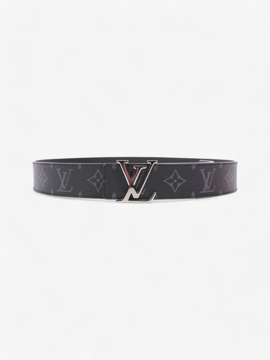 Louis Vuitton LV Initials Reversible Belt Monogram Eclipse / Black Leather 85cm / 34"