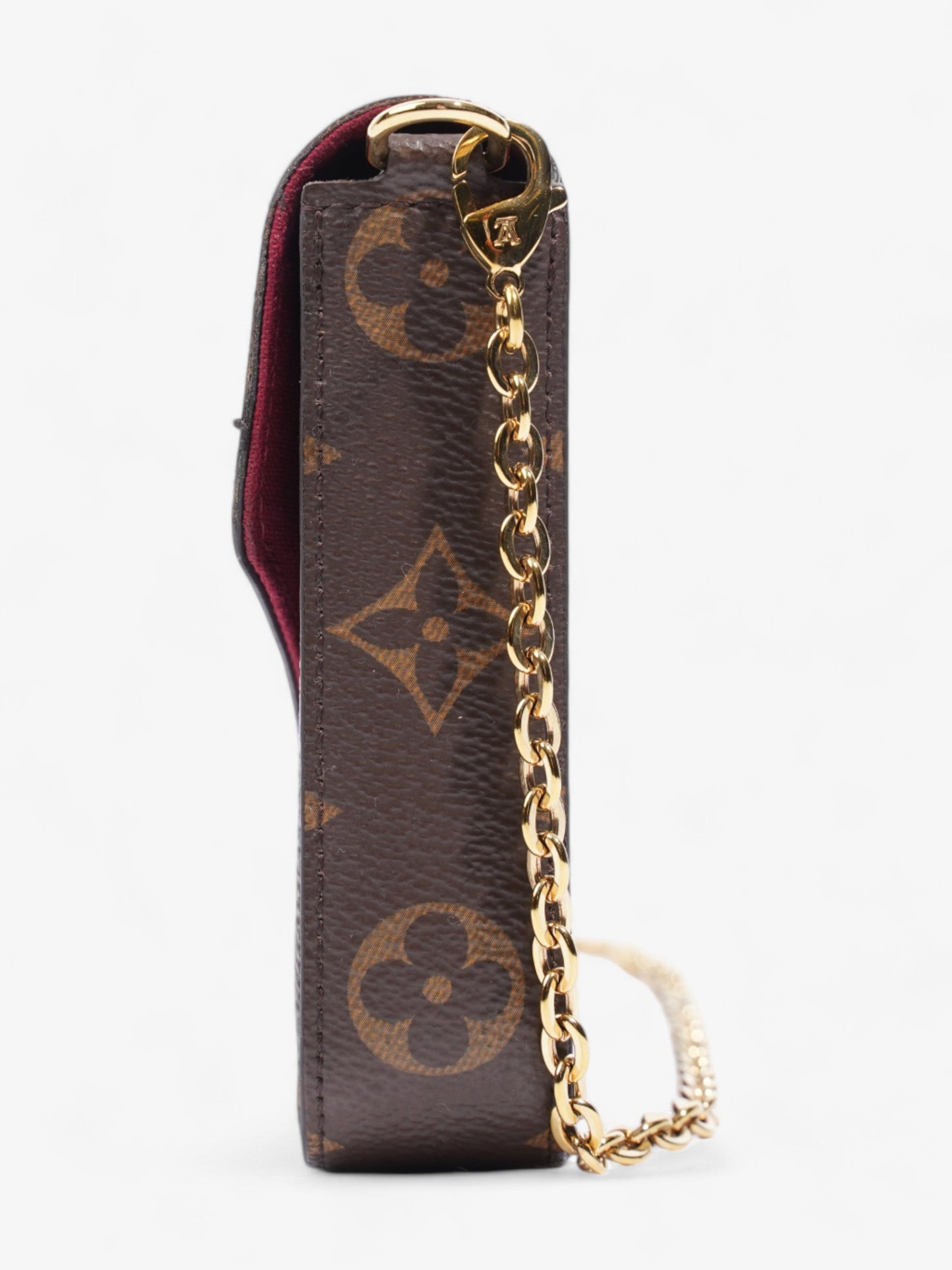 Louis Vuitton Felicie Pochette Wallet On Chain Monogram Coated Canvas