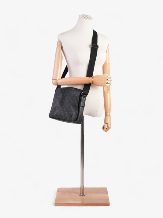 Louis Vuitton District Messenger Monogram Eclipse Coated Canvas PM