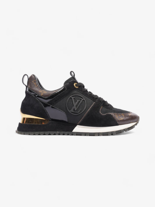 Louis Vuitton Run Away Black / Monogram Suede EU 37.5 UK 4.5