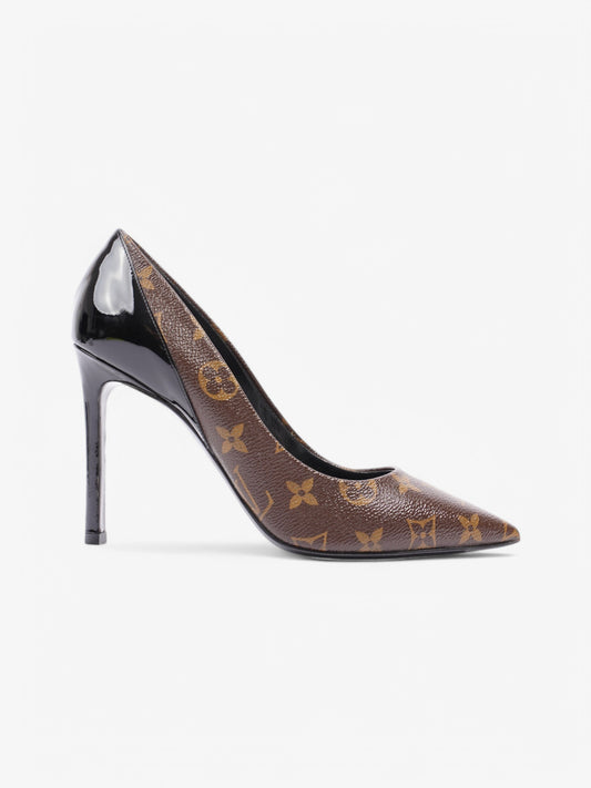 Louis Vuitton Cherie Pumps 100 Monogram / Black Coated Canvas EU 38 UK 5