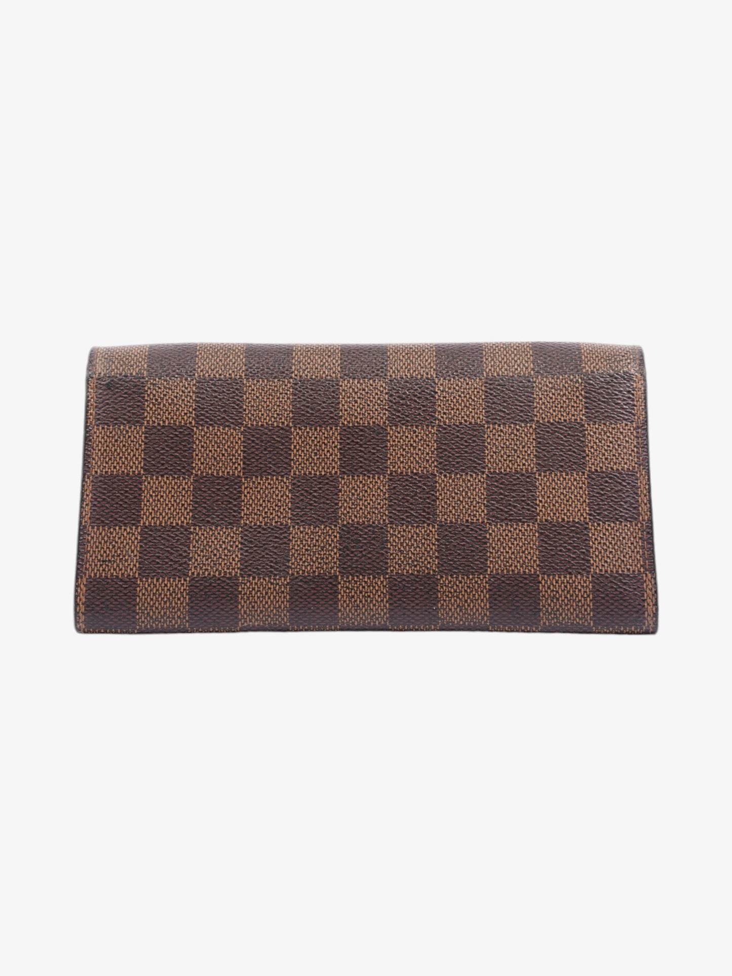 Louis Vuitton Emilie Wallet Damier Ebene Coated Canvas