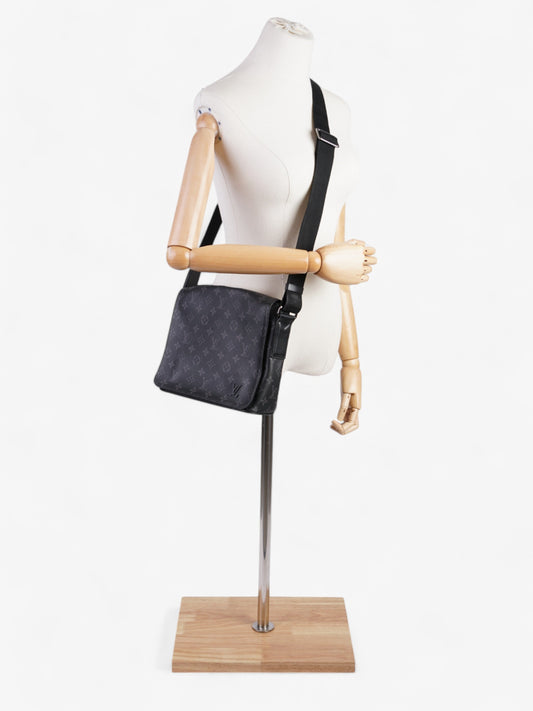 Louis Vuitton District Messenger Bag Monogram Eclipse Coated Canvas PM