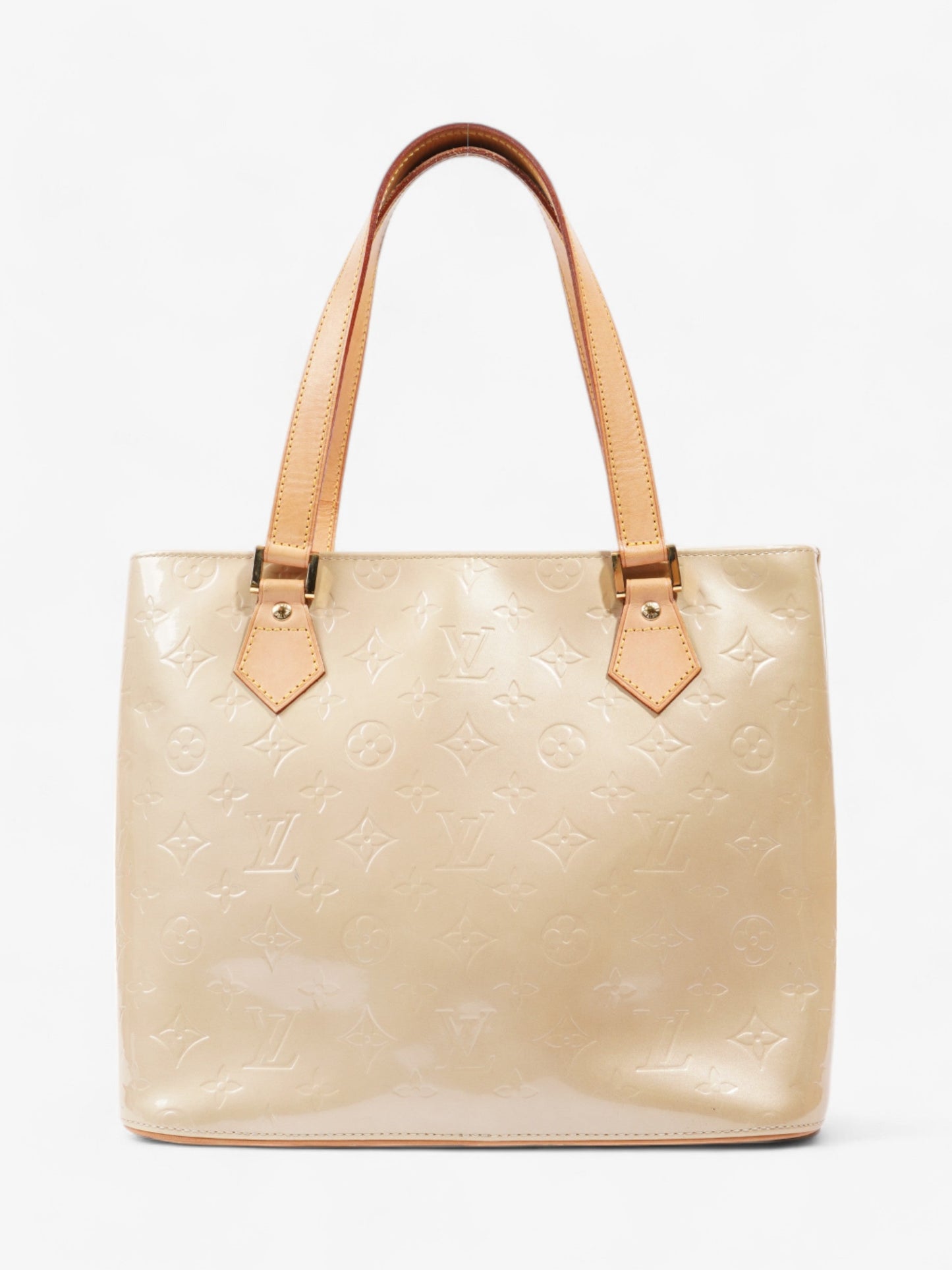 Louis Vuitton Houston Beige Vernis Leather