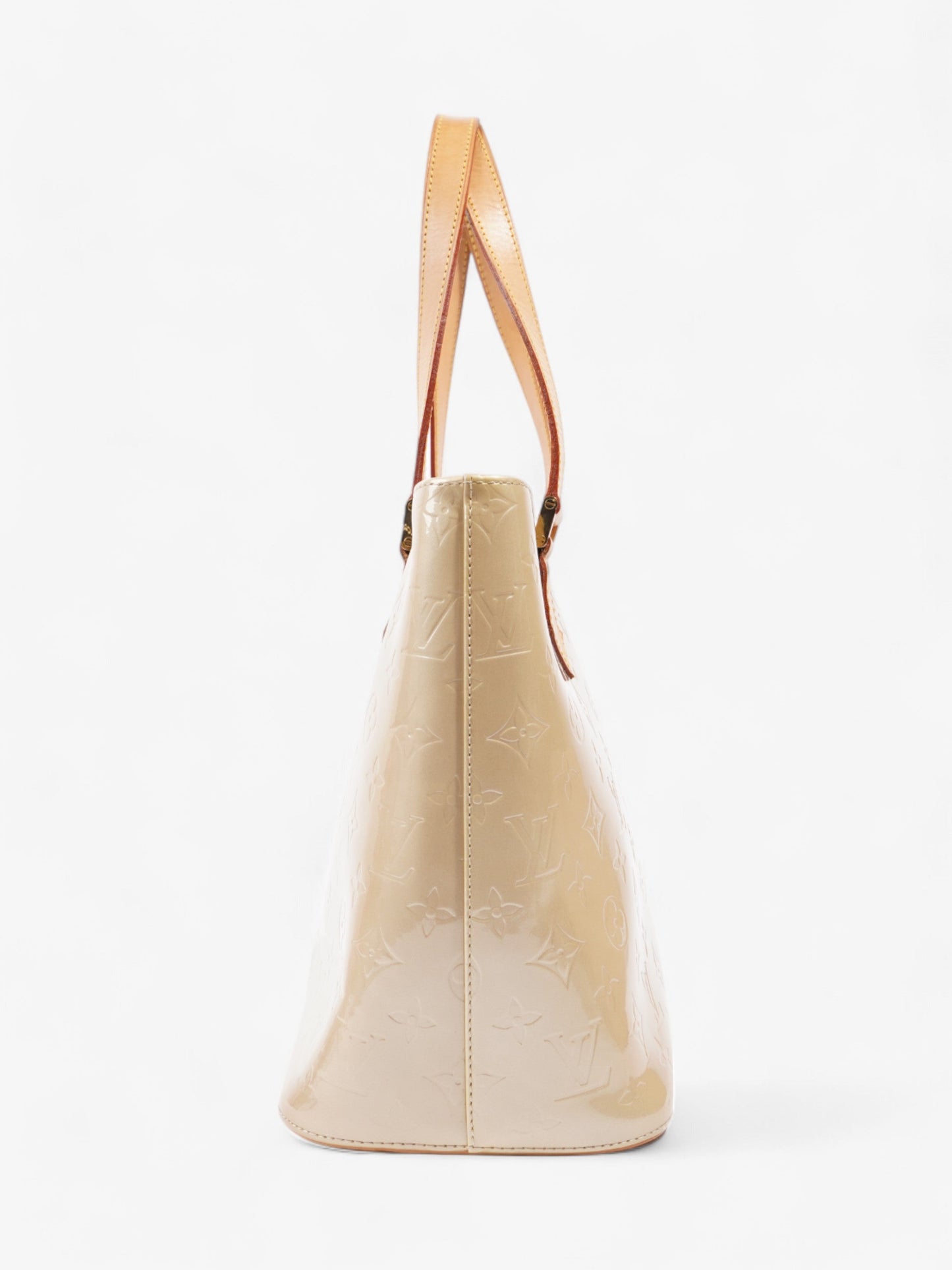 Louis Vuitton Houston Beige Vernis Leather