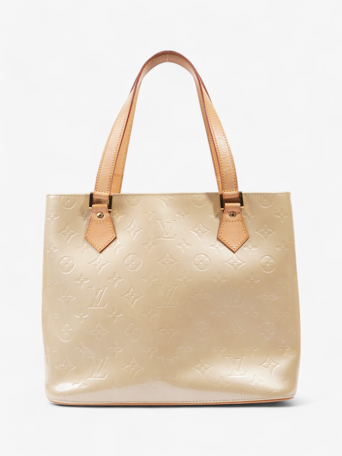 Louis Vuitton Houston Beige Vernis Leather