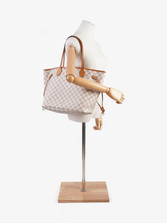 Louis Vuitton Neverfull Damier Azur Coated Canvas MM