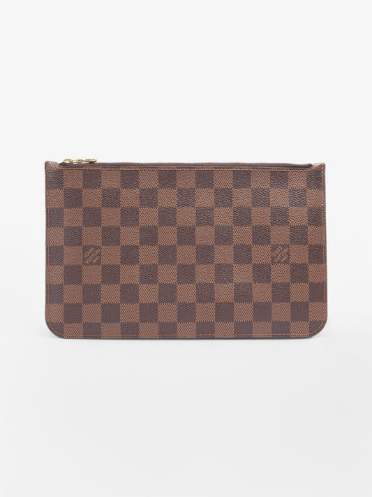 Louis Vuitton Neverfull Pochette Damier Ebene Coated Canvas