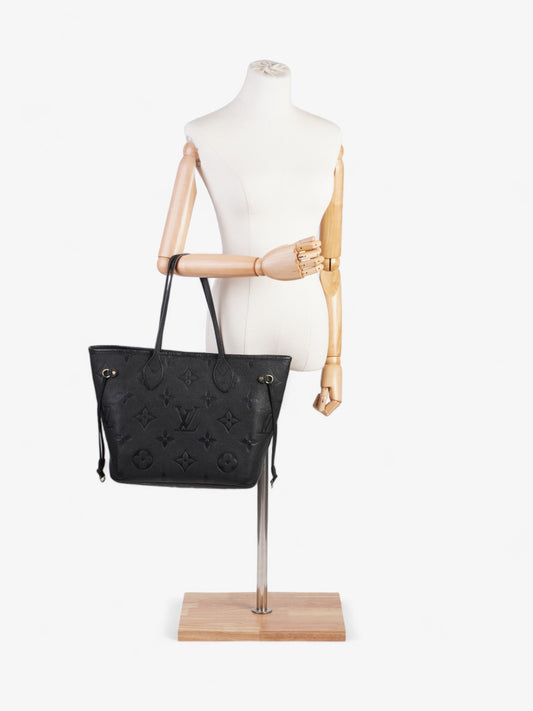 Louis Vuitton Neverfull MM Black Empreinte Leather