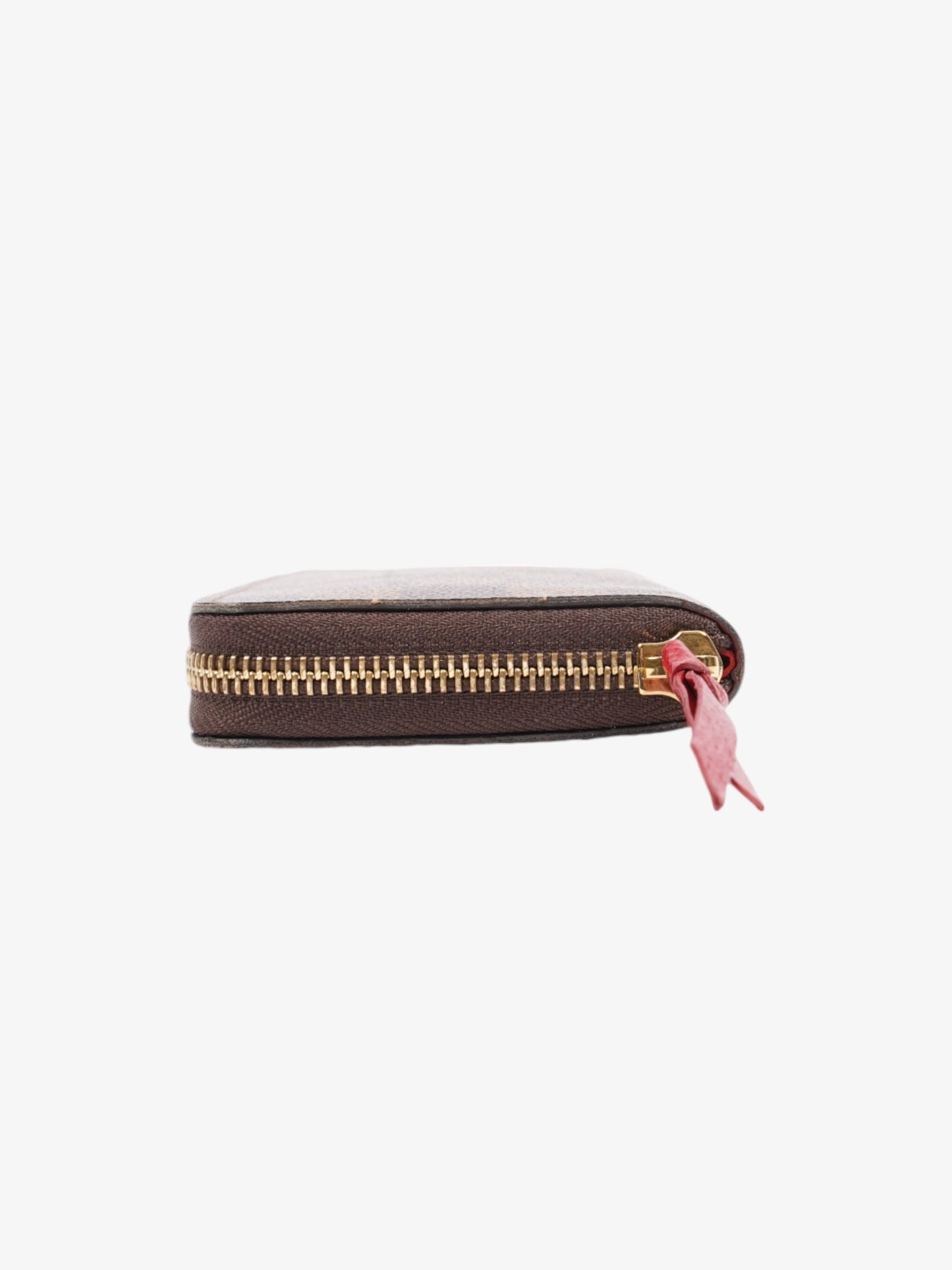 Louis Vuitton Clemence Wallet Damier Ebene Coated Canvas