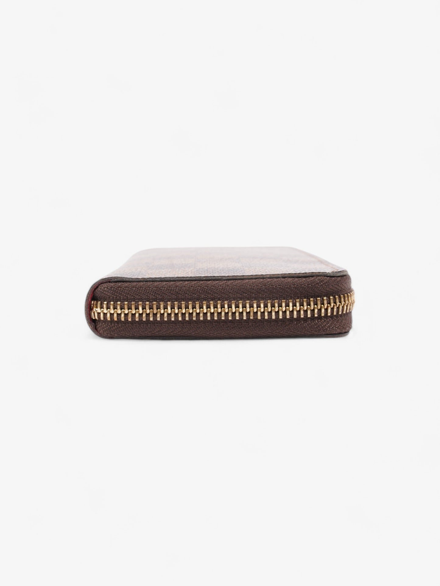 Louis Vuitton Clemence Wallet Damier Ebene Coated Canvas