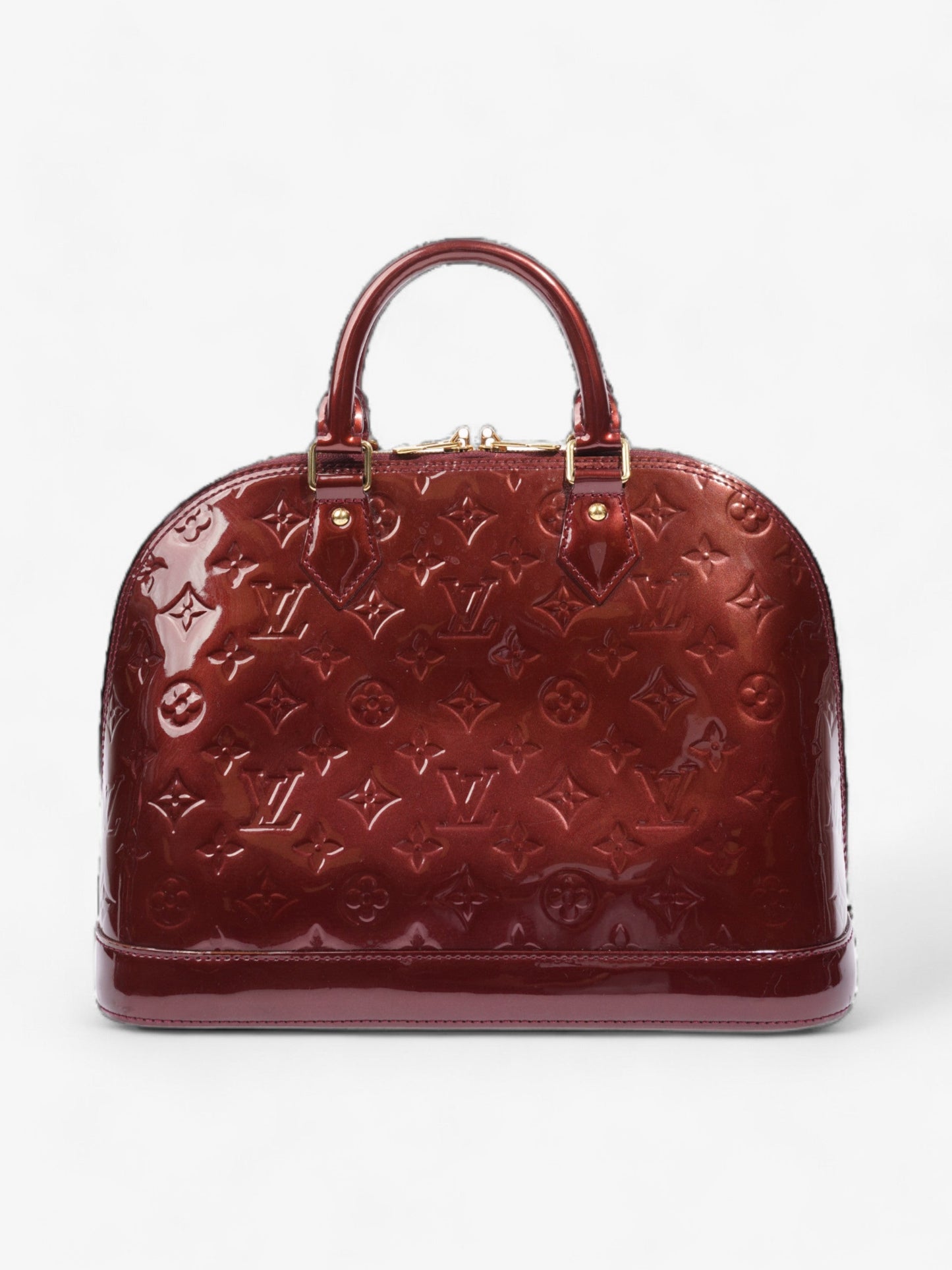 Louis Vuitton Alma Amarante Vernis Leather PM
