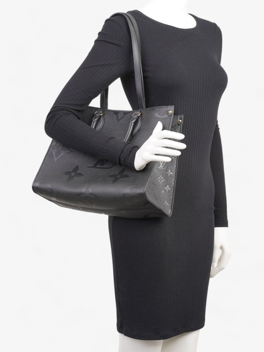 Louis Vuitton Onthego MM Black Empreinte Leather
